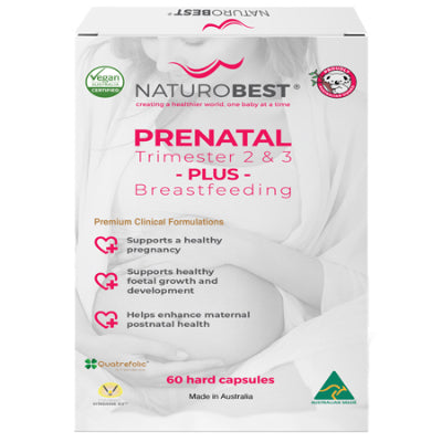 NaturoBest - Prenatal Timester 2&3, Plus Breast Feeding