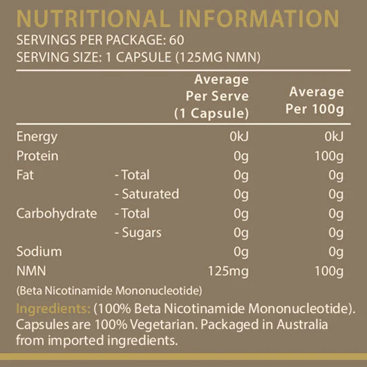 The Age Hack - NMN (Beta Nicotinamide Mononucleotide)