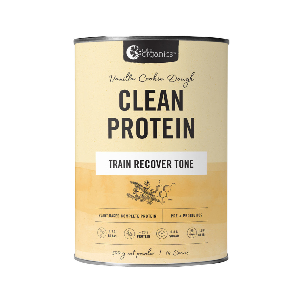 NutraOrgancis - Clean Protein, Vanilla Cookie Dough