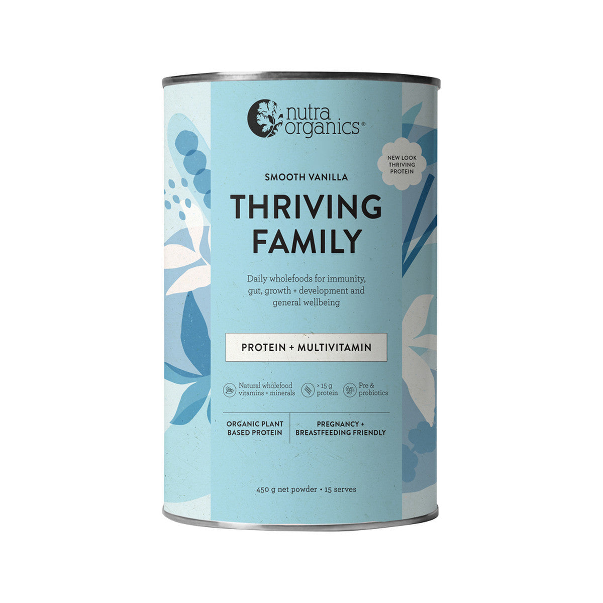 NutraOrganics - Thriving Protein, Smooth Vanilla