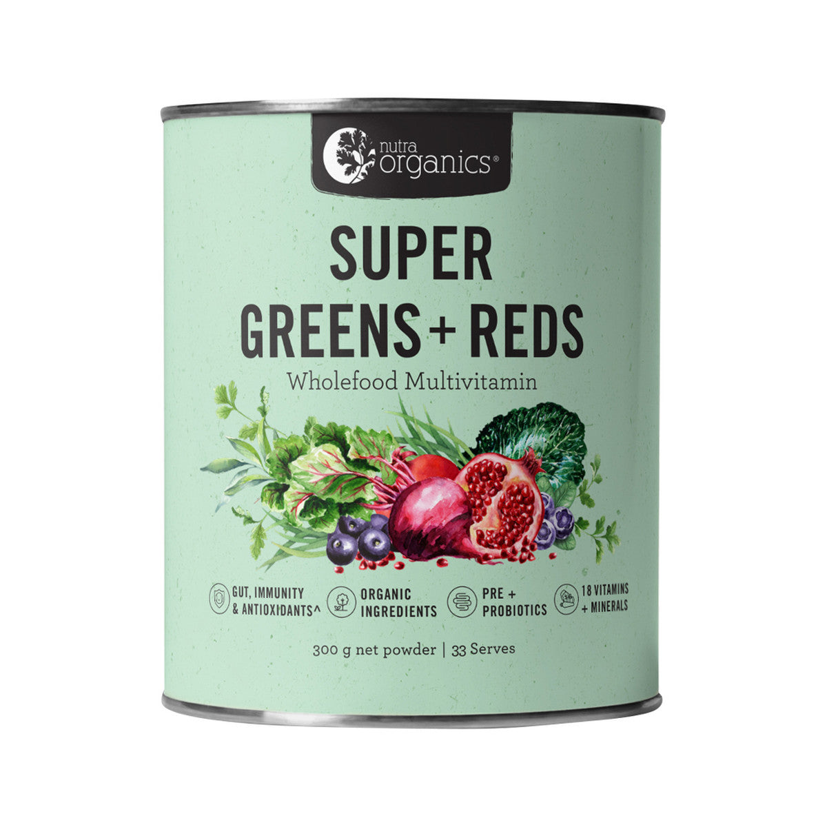 NutraOrganics - Super Greens and Reds